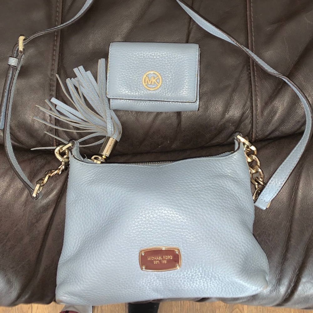 Michael Kors crossbody with matching wallet